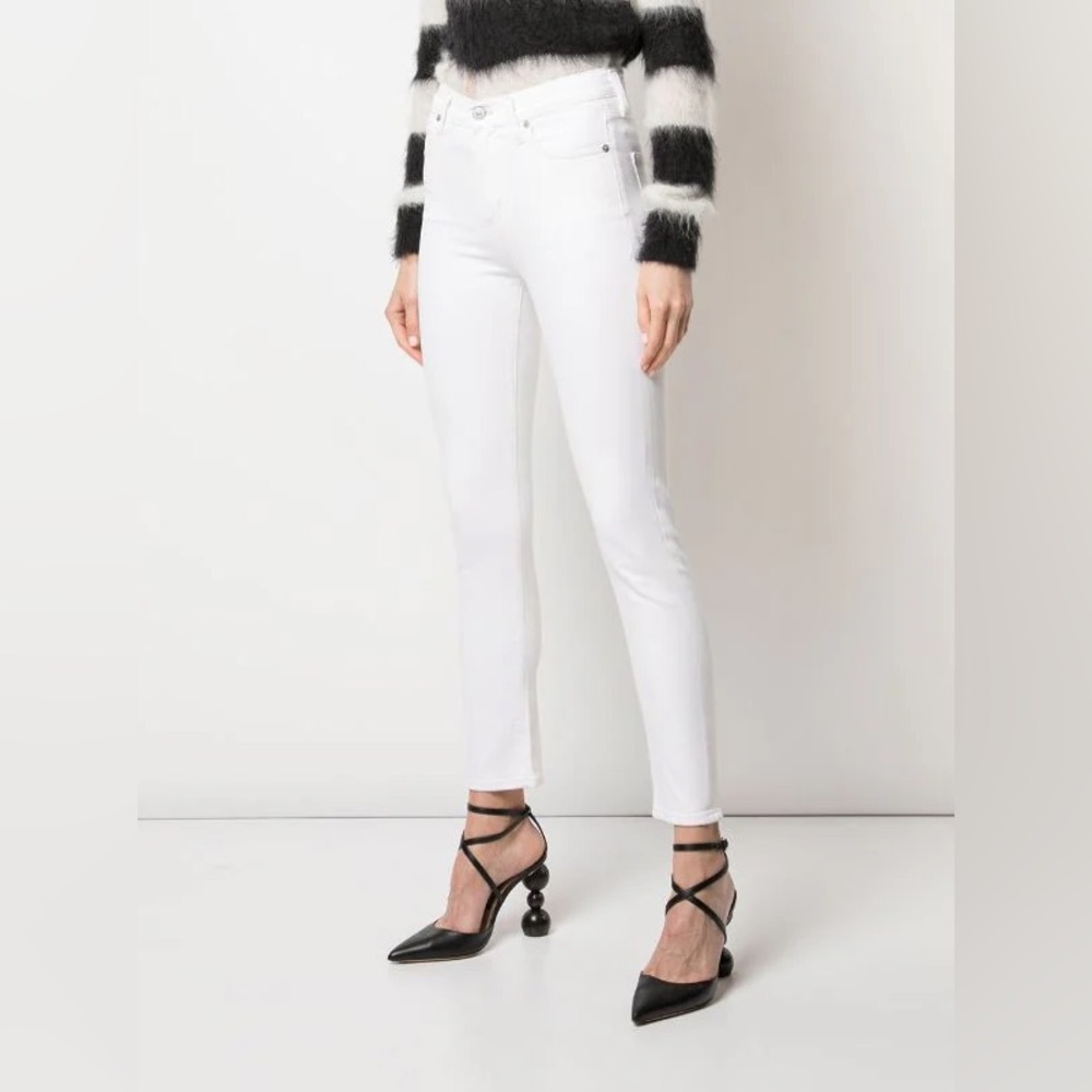 Citizens of Humanity Avedon Low Rise Skinny Leg Jeans White Women’s Size 27